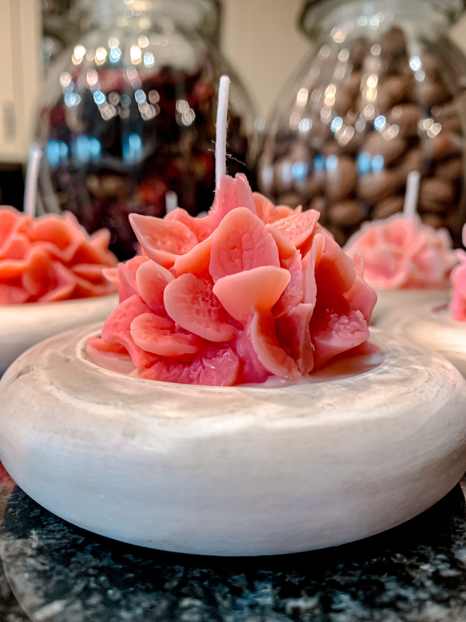 Świeca sojowa hortensja - obrazek 2