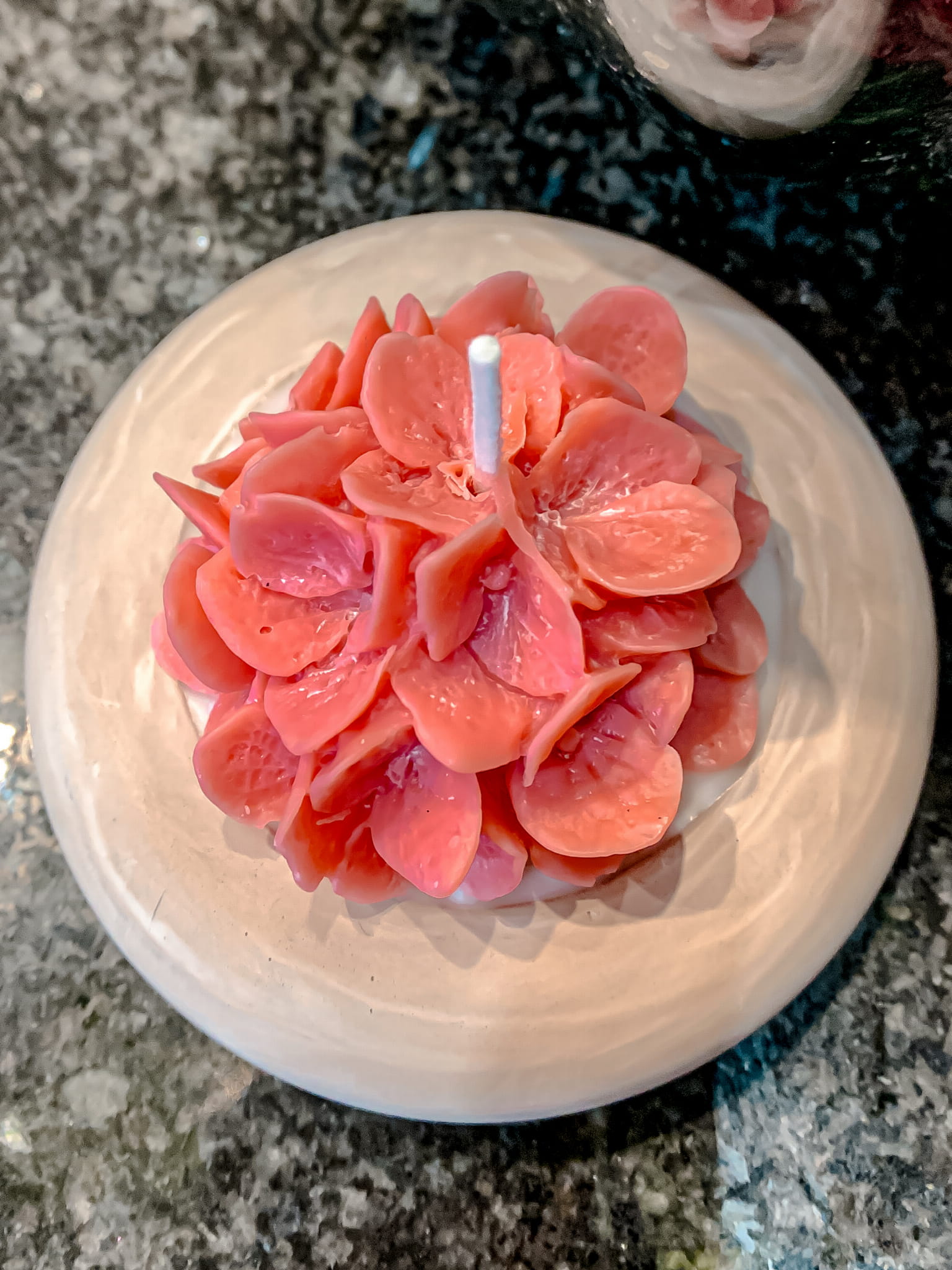 Świeca sojowa hortensja - obrazek 3