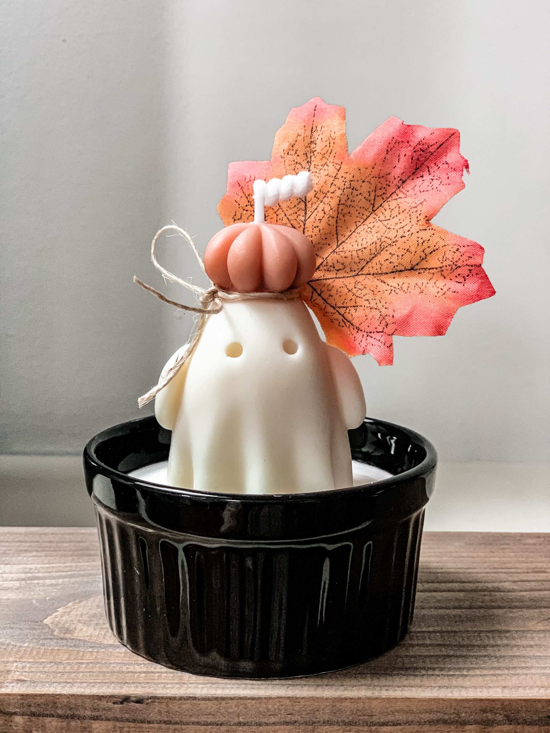 Duszek z dynią - świeca sojowa - obrazek 2